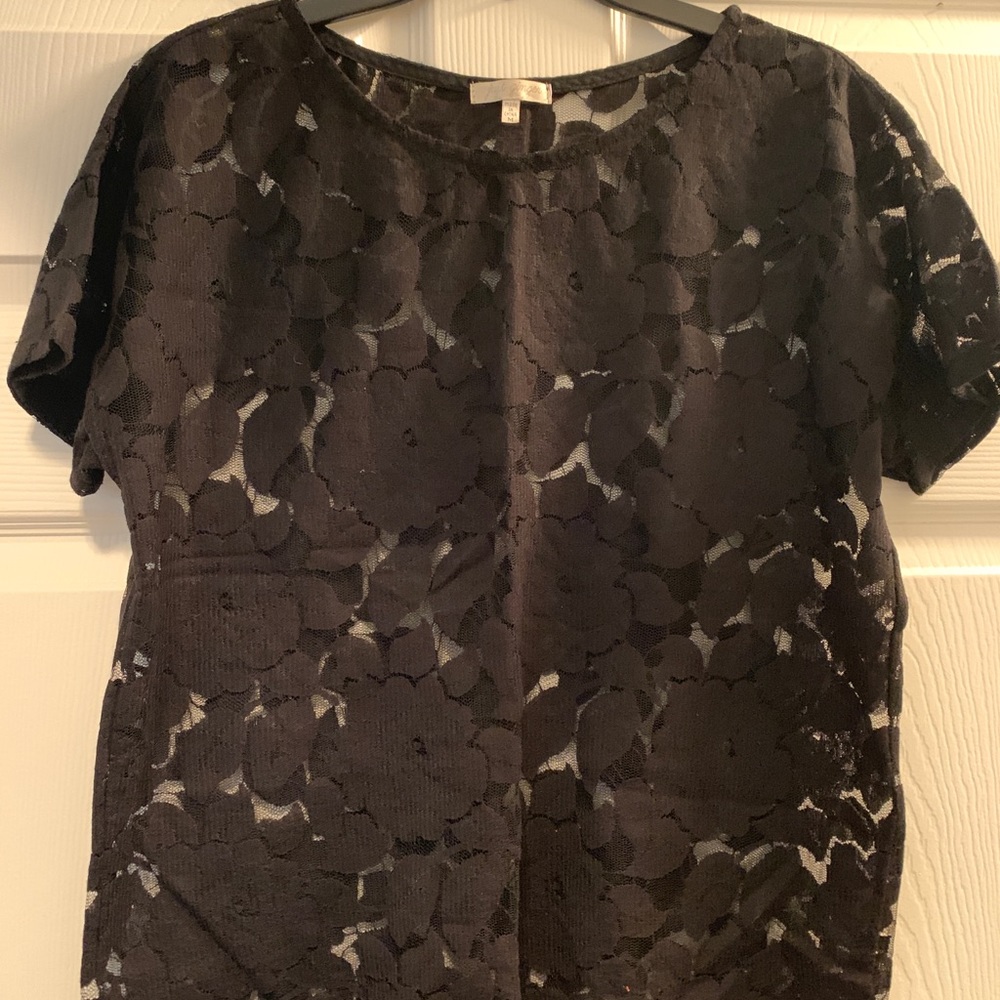 Black lace top